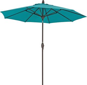 SORARA Faro Parasol - Turquoise - Ø330cm – Kantelbaar