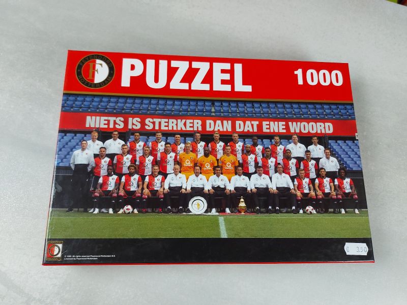 Toevoeging Gastheer van Weerkaatsing Puzzel Feyenoord
